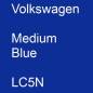 Preview: Volkswagen, Medium Blue, LC5N.